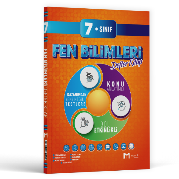 7.SINIF MOZAİK DEFTER FEN BİLİMLERİ - 2025-26